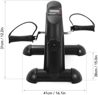 Fiets Pedaal Stepper Oefening Machine Lcd Display Indoor Cycling Bike Stepper Met Verstelbare Weerstand Voor Home Office Workout