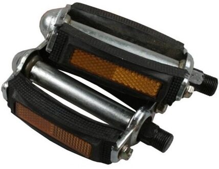 Fiets pedalen trappers set met reflectoren