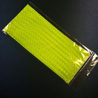 Fiets Reflecterende Stickers Fietsen Fluorescerende Reflecterende Tape Mtb Fiets Plakband Veiligheid Decor Sticker Fiets Accessoires geel