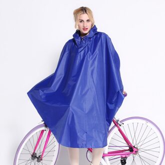 Fiets Regen Poncho Bike Motorcycle Regens Capes Cover Draagbare Reizen Camping Ponchos Vrouwen Regenjas Hooded Wandelen blauw