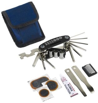 Fiets reparatie/gereedschap setje - 8-delig - Fietsgereedschap