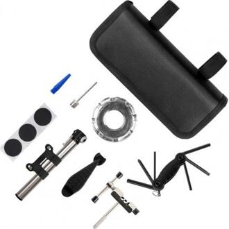 Fiets Reparatie Kit Draagbare Multifunctionele Staal Met Opbergtas Fietsen Band Reparatie Tools Voor Outdoor Sport Fiets Reparatie Zak