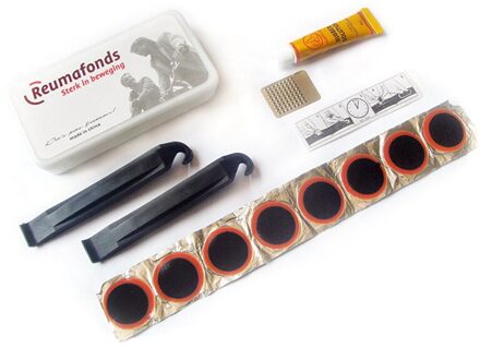 Fiets Reparatie Mountainbike Reparatie Tools Fietser Platte Band Reparatie Rubber Patch Lijm Multifunctionele Noodreparatieset Kit