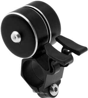 Fiets Ring Bell Dubbele Klik 3-Tone Fiets Stuur Alarm Ring Voor Volwassen Cycli zwart