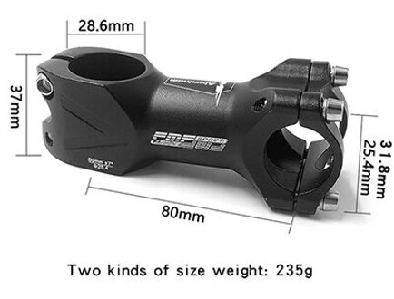 Fiets Riser Stuurpen Xc Am Mtb Mountain Road Fiets Hoge Sterkte Lichtgewicht 31.8Mm Stuurpen Aluminium Stuur Bar fietsen Onderdelen 25.4 80mm