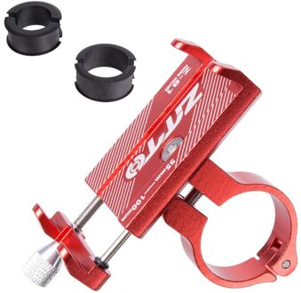 Fiets Scooter Aluminium Mobiele Telefoon Houder Mtb Mountainbike Beugel Mobiele Telefoon Stand Fietsen Accessoires rood