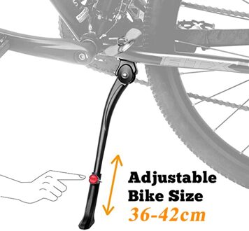 Fiets Side Kickstand Verstelbare Aluminium Mtb Road Bike Kickstand Kickstand Voetsteun Fietsaccessoires Fiets Deel