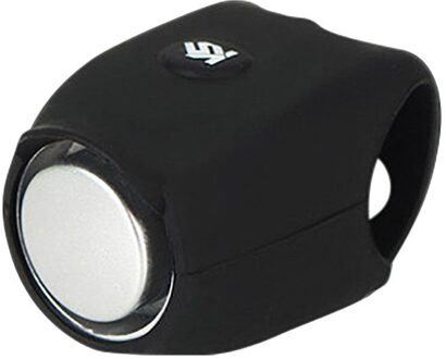 Fiets Silicone Elektronische Hoorn Licht En Prachtige Mode Accessoires 120 Decibel Mountainbiken Apparatuur A3071 zwart