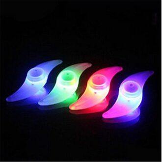 Fiets Spaken Lamp Fietsen Fiets Wilg Led Wiel Draad Lichten Waterdichte Bike Cycling Lamp Ventieldopjes Wiel kleurrijk 1 stk
