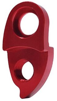 Fiets Staart Haak 40T/42T/46T/50T Of 32T/36T legering Derailleurhanger Uitbreiding Extender Frame Gear Voor Mtb Road Vliegwiel rood kort