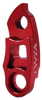 Fiets Staart Haak 40T/42T/46T/50T Of 32T/36T legering Derailleurhanger Uitbreiding Extender Frame Gear Voor Mtb Road Vliegwiel rood lang