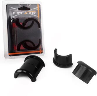 Fiets Stuur Vorkbuis Riser Rise Up Extender Vermindering Mouw Diameter 25.4 Tot 31.8Mm Stuur Adapter Fietsen Deel zwart