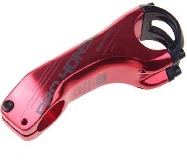 Fiets Stuurpen 31.8*28.6 Mm Voor Mtb Stuurpen Riser 90 Mm 7/17 Graden Racefiets Mtb Stuur al Legering Cnc Dh/Am/Xc rood