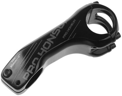 Fiets Stuurpen 31.8*28.6 Mm Voor Mtb Stuurpen Riser 90 Mm 7/17 Graden Racefiets Mtb Stuur al Legering Cnc Dh/Am/Xc zwart