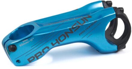 Fiets Stuurpen 31.8-28.6Mm Mtb Fiets Stem Alloy Cnc Dh/Am/Xc Riser 17 graden 90Mm Racefiets Mtb Stuurpen Rood blauw