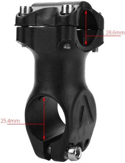 Fiets Stuurpen Carbon Stuurpen Fiets Riser Stuurpen Mtb Racefiets 31.8Mm Hoek 6/17Bicicleta Tallo Bicicleta potencial zwart 25.4