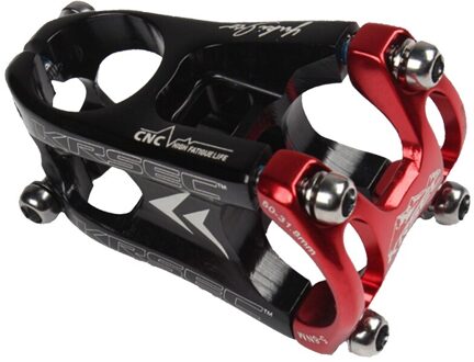 Fiets Stuurpen Met Hoge Sterkte 31.8 Mm 50Mm Gefreesd Fietsen Aluminium Mtb Mountain Road Fiets Stuur stem zwart rood