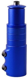 Fiets Stuurpen Riser Up Vork Extender Extension Heads Up Fiets Adapter Duurzaam Mtb Mountain Stem Fiets Voorvork Hoger Blauw