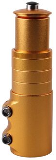 Fiets Stuurpen Riser Up Vork Extender Extension Heads Up Fiets Adapter Duurzaam Mtb Mountain Stem Fiets Voorvork Hoger goud