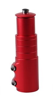 Fiets Stuurpen Riser Up Vork Extender Extension Heads Up Fiets Adapter Duurzaam Mtb Mountain Stem Fiets Voorvork Hoger Rood