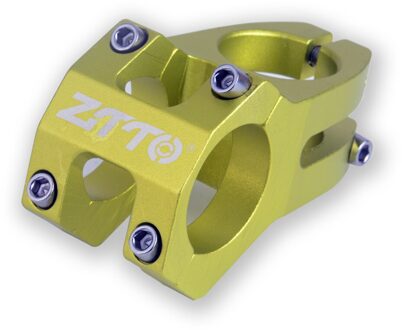 Fiets Stuurpen Slijtvaste Mtb Fiets Stuurpen 31.8Mm Verstelbare Aluminium Korte Stuurpen Riser Fixed Bike Bar stem groen