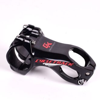 Fiets Stuurpen Stuur Riser Negatieve Hoek Steering Road Mountainbike Accessoires Positieve En Negatieve 17 Graden 60/80Mm 31.8 CNC zwart 60MM