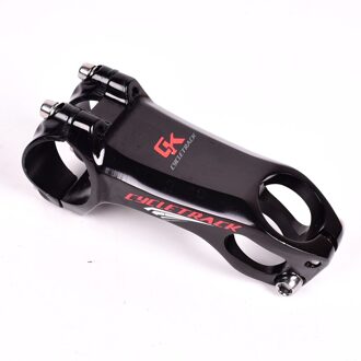 Fiets Stuurpen Stuur Riser Negatieve Hoek Steering Road Mountainbike Accessoires Positieve En Negatieve 17 Graden 60/80Mm 31.8 CNC zwart 80MM