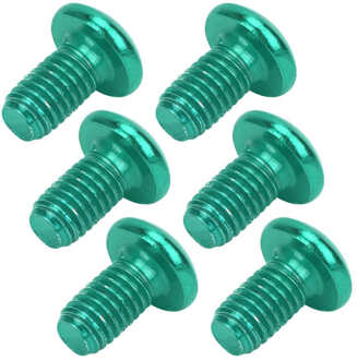 Fiets Stuurpen Stuurpen M5x10mm Mountainbike Remschijf Staal Schroef Fiets Universele T25 Hoofd Bouten groen