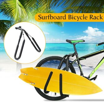 Fiets Surfen Carrier Surfplank Wakeboard Bike Rack Mount Om Zadelpennen Praktische Surfboard Bike-Side Holder Rijden Stabiele
