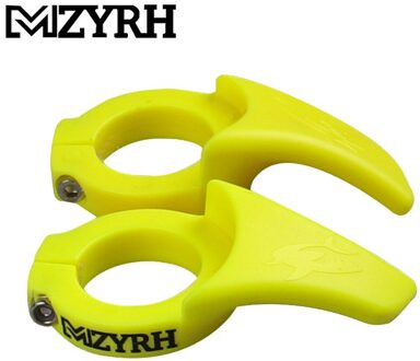 Fiets Thumb Grip Stuur Thumbgrips Fiets Rest Grip Rubber tip voor comfort en schokabsorptie # YL10 Geel