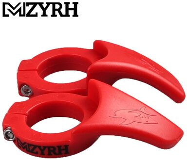 Fiets Thumb Grip Stuur Thumbgrips Fiets Rest Grip Rubber tip voor comfort en schokabsorptie # YL10 Rood