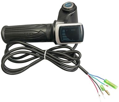 Fiets Twist Throttle Voor Elektrische Fiets Throttle Gas Handvat Throttle Lcd Display Lock Key 48V