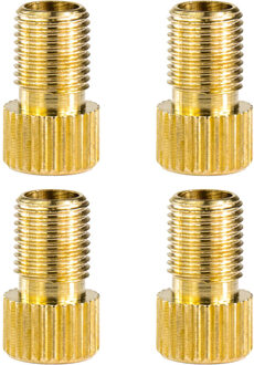 Fiets Valve Adapter Dv, Sv (Dunlop, Frans Ventiel) Naar Av (Auto Ventiel) met Rin Fiets Accessoires 1/2/3/4/5/10 Pcs 4stk