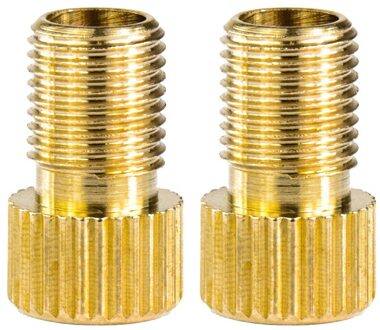 Fiets Valve Adapter Dv, Sv (Dunlop, Frans Ventiel) Naar Av (Auto Ventiel) met Rin Fiets Accessoires 1/2/3/4/5/6/10Pcs 2stk