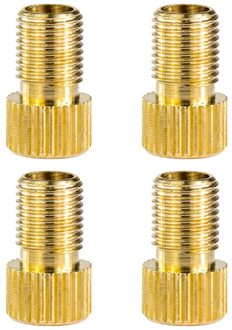 Fiets Valve Adapter Dv Sv (Dunlop Franse Valve) Naar Av (Auto Ventiel) met Rin Fiets Accessoires 1/2/3/4/5/10Pcs # Yjy