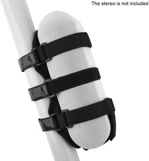 Fiets Verstelbare Riem Magic Sticker Outdoor Roll Bar Draagbare Accessoires Fiets Speaker Mount Water Buis Zwarte Houder Fietsen