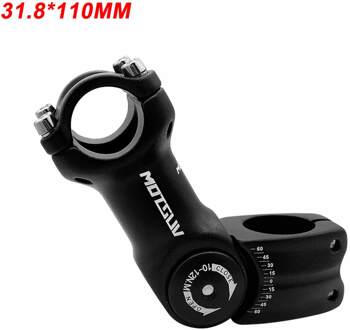 Fiets Verstelbare Stuurpen Fietsstuur Extension Riser 90 110*25.4 31.6 Voor Mtb Road City Bike Fietsen Deel Potencia bicicleta 31.8x110 mm