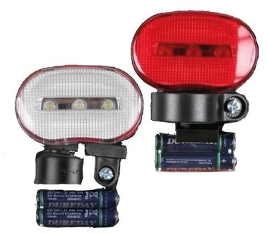 Fiets voorlicht en achterlicht LED - Fietsverlichting Multikleur