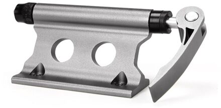 Fiets Vork Rack Houder Stand Draagbare Fiets Voorvork Klem Voor Auto Travelling Rijden Levert Accessoires Voor Fiets Tool zilver Rack