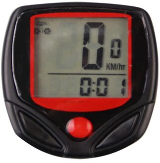 Fiets Waterdichte Bedrade Multi-Functionele Mtb Bike Fietsen Kilometerteller Stopwatch Snelheidsmeter Horloge Led Digitale Rate #30