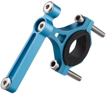 Fiets Waterfles Houder Adapter Aluminium Stuur Water Cup Rack Beugel Clip Clamp Fietsen Accessoires blauw