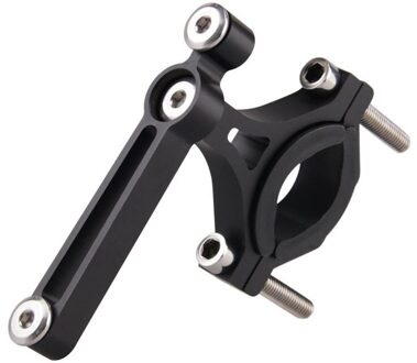 Fiets Waterfles Houder Adapter Aluminium Stuur Water Cup Rack Beugel Clip Clamp Fietsen Accessoires zwart