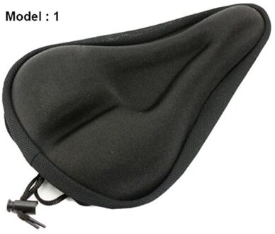 Fiets Zadel 3D Cushioned Soft Bike Seat Cover Comfortabele Siliconen Zitkussen Fietsen Zadel Voor Fiets Accessoires