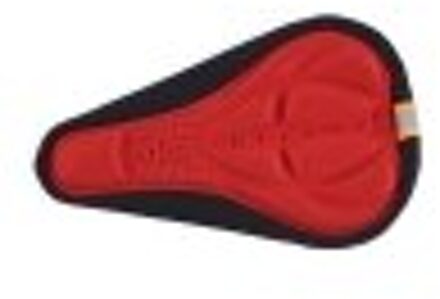 Fiets Zadel 3D Soft Bike Seat Cover Comfortabele Foam Zitkussen Fietsen Zadel Voor Fiets Accessoires Fastshipping rood