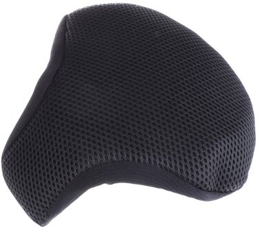 Fiets Zadel 3D Soft Bike Seat Cover Fietsen Siliconen Zitkussen Fietsen Zadel Voor Fiets Accessoires zwart