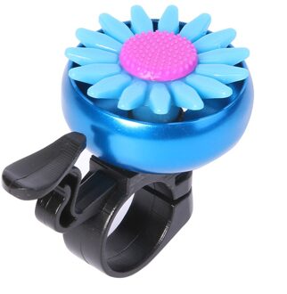 Fiets Zonnebloem Bell Stuur Ring Hoge Treksterkte Springs Scooter Hoorn Accessoires Blauw