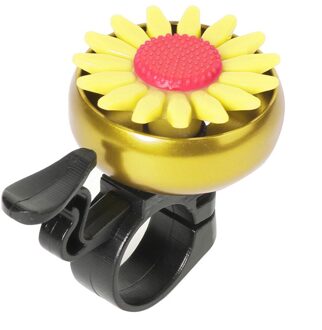 Fiets Zonnebloem Bell Stuur Ring Hoge Treksterkte Springs Scooter Hoorn Accessoires gouden