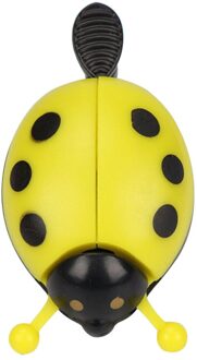 Fietsbel Kever Cartoon Fietsen Bell Mooie Kids Grappige Lieveheersbeestje Bell Ring Voor Bike Rijden Hoorn Fiets Accessoires geel