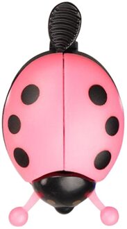 Fietsbel Kever Cartoon Fietsen Bell Mooie Kids Grappige Lieveheersbeestje Bell Ring Voor Bike Rijden Hoorn Fiets Accessoires roze