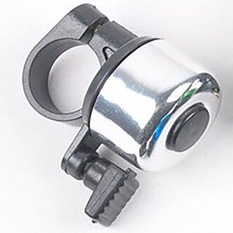 Fietsbel Metalen Ring Bell Horn Sound Alarm Outdoor Beschermende Bell Ringen Legering Mountain Road Fiets Bel Fiets Accessoires zilver